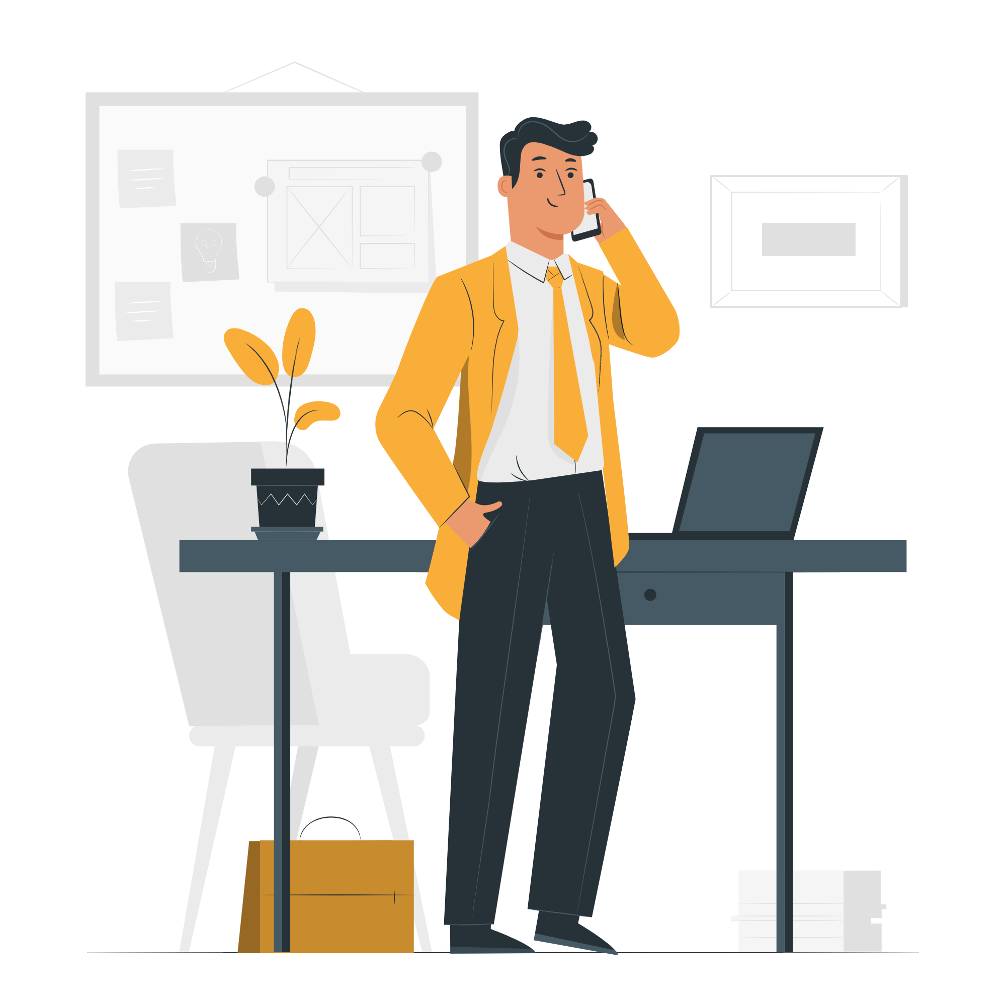 Tributax: Man calling phone